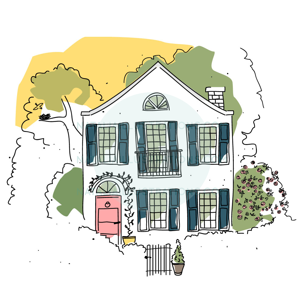 Custom Homes Illustrations Custom Homes Illustrations