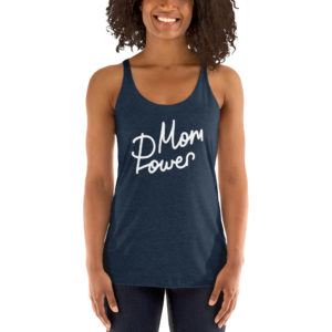 Mom Power Women's Racerback Tank