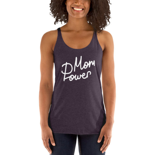 Mom Power Women's Racerback Tank