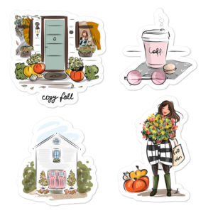 Fall #2 Bubble-free stickers