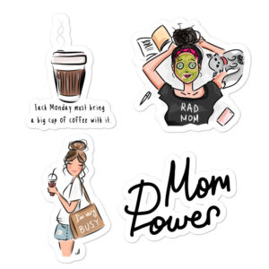 Busy Mom Bubble-free stickers