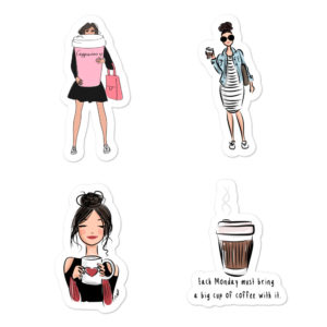 Coffee Lovers Bubble-free stickers
